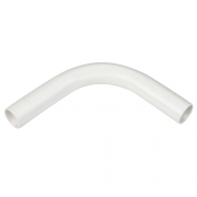 20mm White PVC Conduit Slip Bend